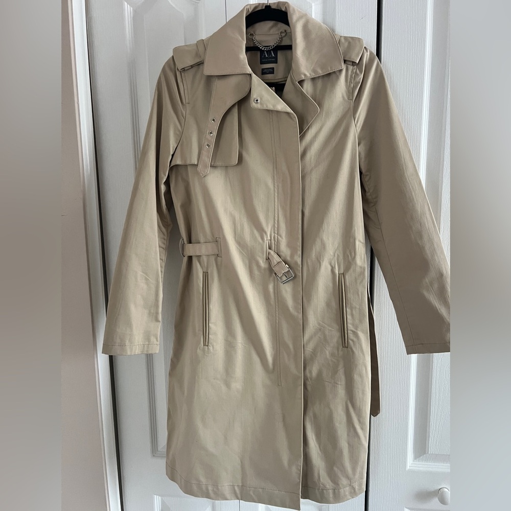 Armani exchange cream color jacket size small petite